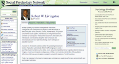 Desktop Screenshot of livingston.socialpsychology.org