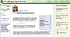 Desktop Screenshot of norem.socialpsychology.org