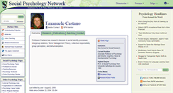 Desktop Screenshot of castano.socialpsychology.org