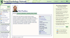 Desktop Screenshot of paulhus.socialpsychology.org