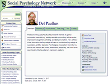 Tablet Screenshot of paulhus.socialpsychology.org
