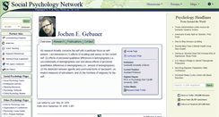 Desktop Screenshot of gebauer.socialpsychology.org