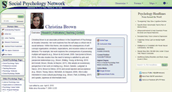 Desktop Screenshot of christina.brown.socialpsychology.org