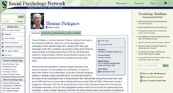 Desktop Screenshot of pettigrew.socialpsychology.org