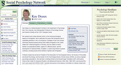 Desktop Screenshot of deaux.socialpsychology.org