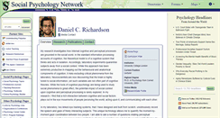 Desktop Screenshot of daniel.richardson.socialpsychology.org