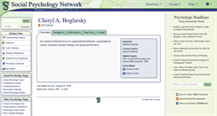 Desktop Screenshot of boglarsky.socialpsychology.org