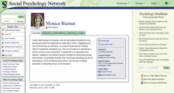 Desktop Screenshot of biernat.socialpsychology.org