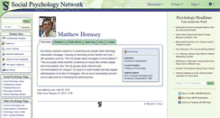 Desktop Screenshot of hornsey.socialpsychology.org