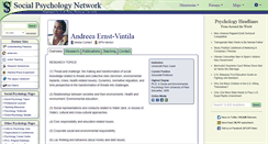 Desktop Screenshot of ernstvintila.socialpsychology.org