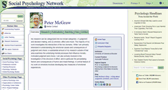 Desktop Screenshot of mcgraw.socialpsychology.org