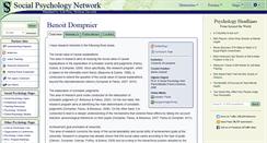 Desktop Screenshot of dompnier.socialpsychology.org