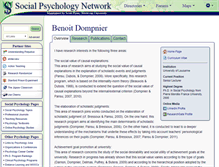 Tablet Screenshot of dompnier.socialpsychology.org