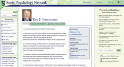 Desktop Screenshot of baumeister.socialpsychology.org