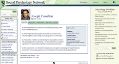 Desktop Screenshot of camilleri.socialpsychology.org