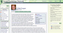 Desktop Screenshot of colin.cooper.socialpsychology.org