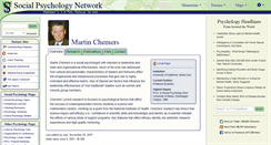 Desktop Screenshot of chemers.socialpsychology.org