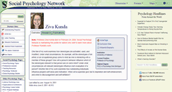 Desktop Screenshot of kunda.socialpsychology.org