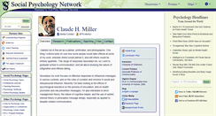 Desktop Screenshot of claude.miller.socialpsychology.org