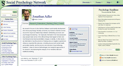 Desktop Screenshot of jonathan.adler.socialpsychology.org