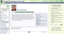 Desktop Screenshot of gilovich.socialpsychology.org