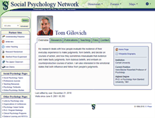 Tablet Screenshot of gilovich.socialpsychology.org