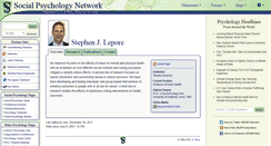 Desktop Screenshot of lepore.socialpsychology.org