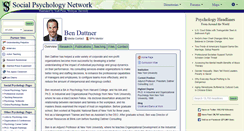 Desktop Screenshot of dattner.socialpsychology.org