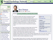 Tablet Screenshot of dattner.socialpsychology.org