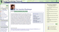 Desktop Screenshot of amichai.socialpsychology.org