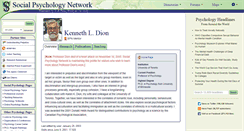 Desktop Screenshot of ken.dion.socialpsychology.org