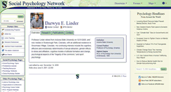 Desktop Screenshot of linder.socialpsychology.org