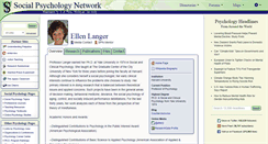 Desktop Screenshot of langer.socialpsychology.org