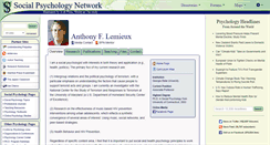 Desktop Screenshot of lemieux.socialpsychology.org