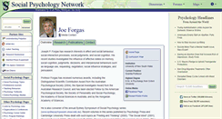 Desktop Screenshot of forgas.socialpsychology.org