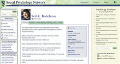 Desktop Screenshot of kalichman.socialpsychology.org