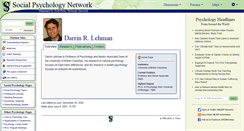 Desktop Screenshot of lehman.socialpsychology.org