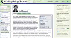 Desktop Screenshot of bennett.socialpsychology.org