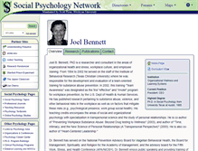 Tablet Screenshot of bennett.socialpsychology.org