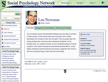 Tablet Screenshot of newman.socialpsychology.org