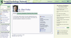 Desktop Screenshot of fraley.socialpsychology.org