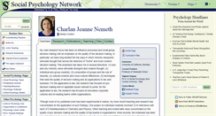 Desktop Screenshot of nemeth.socialpsychology.org