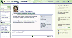 Desktop Screenshot of donaghue.socialpsychology.org