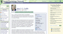 Desktop Screenshot of cuddy.socialpsychology.org