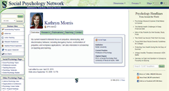 Desktop Screenshot of kathryn.morris.socialpsychology.org