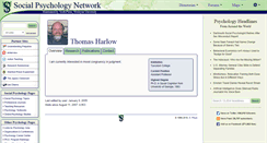 Desktop Screenshot of harlow.socialpsychology.org