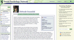 Desktop Screenshot of gruenfeld.socialpsychology.org
