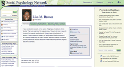 Desktop Screenshot of lisa.brown.socialpsychology.org