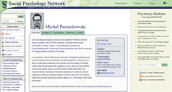 Desktop Screenshot of parzuchowski.socialpsychology.org