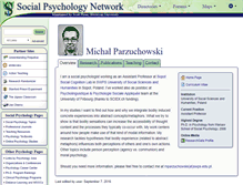 Tablet Screenshot of parzuchowski.socialpsychology.org